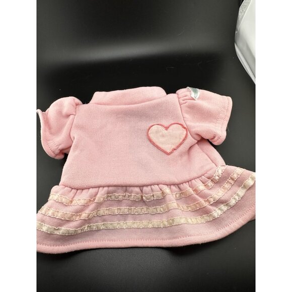 Cabbage Patch Kids PINK HEART Shirt Dress Vtg 1983 Original Fleece CPK - Picture 1 of 12
